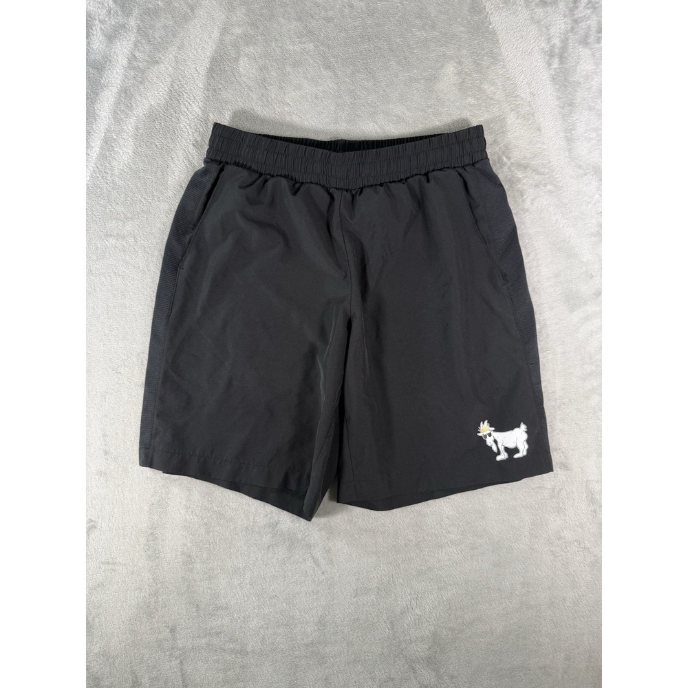GOAT USA Shorts Men's Medium Black Athletic Performance Pull On